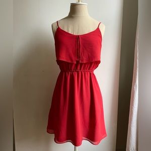 BCBGeneration Orange Sleeveless Dress